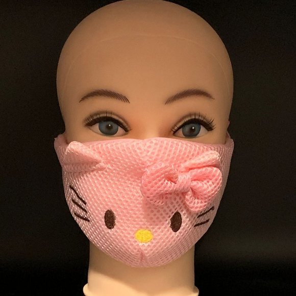Cute Pink Hello Kitty Cotton Face Mask for Adult - Picture 2 of 6